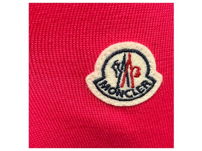Moncler Maglia Tricot Strickjacke Fuchsia Pink - Ansicht 6