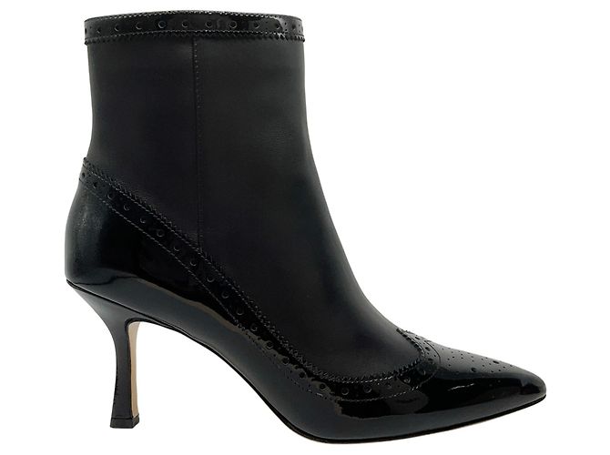 L'Agence Botas Ember de cuero negro / cuero charol - vista 2