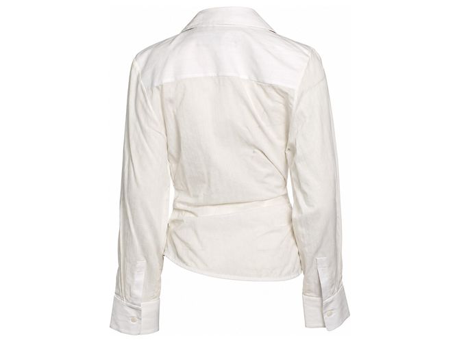 Jacquemus, Camisa Le coup de soleil en white - vista 2