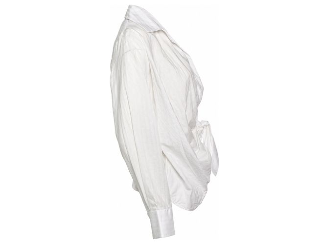 Jacquemus, Camisa Le coup de soleil en white - vista 3