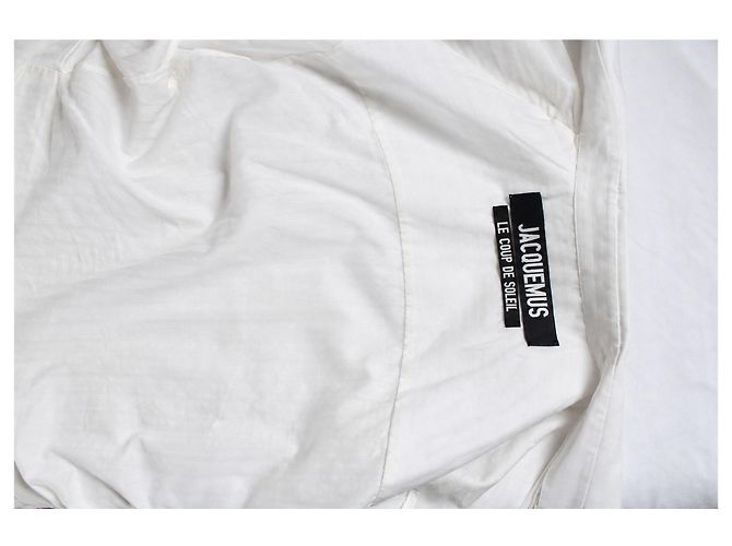 Jacquemus, Camisa Le coup de soleil en white - vista 6
