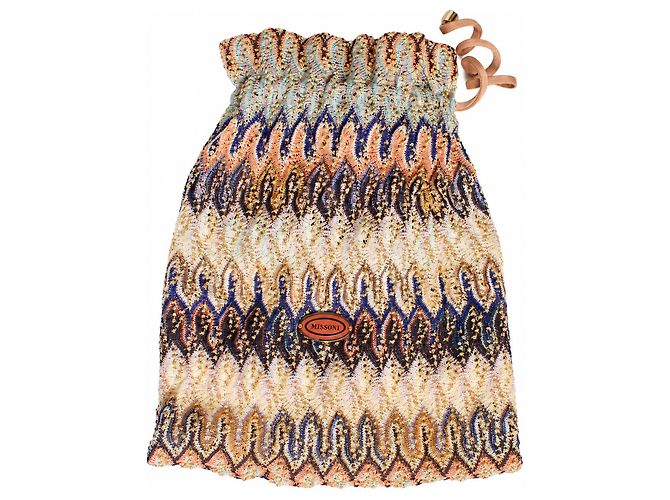 Missoni, bikini de triángulo de lurex en tonos dorados - vista 5