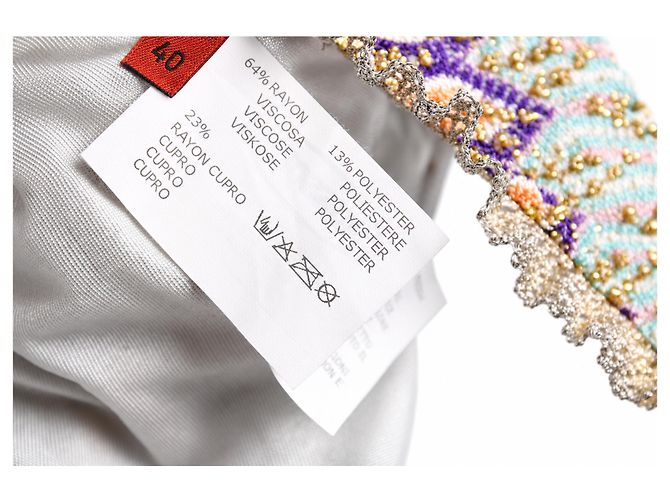 Missoni, bikini de triángulo de lurex en tonos dorados - vista 8