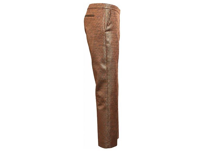 Dries van Noten, Lurex-Hose in lachsfarben - Ansicht 2