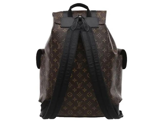Louis Vuitton Realizzato in tela rivestita Monogram Macassar che evoca la robustezza di uno zaino da trekking, è resistente a graffi e macchie. Ampio spazio interno e numerosi scomparti organizzati sistematicamente - vista 2