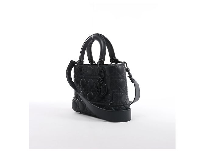 Christian Dior Lady Dior Leder 2Way Handtasche in Black - Ansicht 2