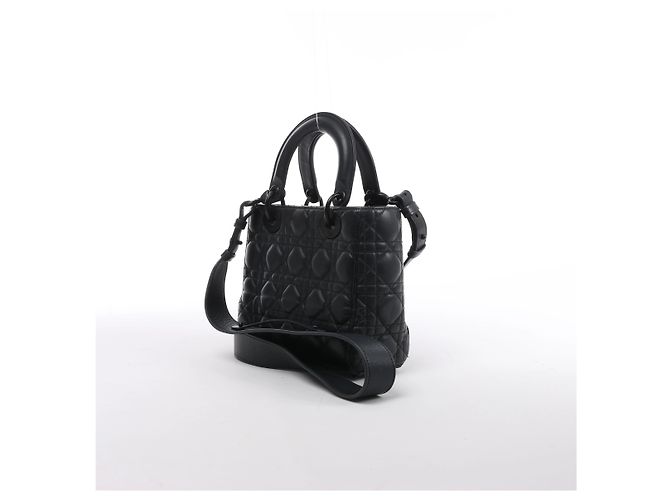 Christian Dior Lady Dior Leder 2Way Handtasche in Black - Ansicht 3