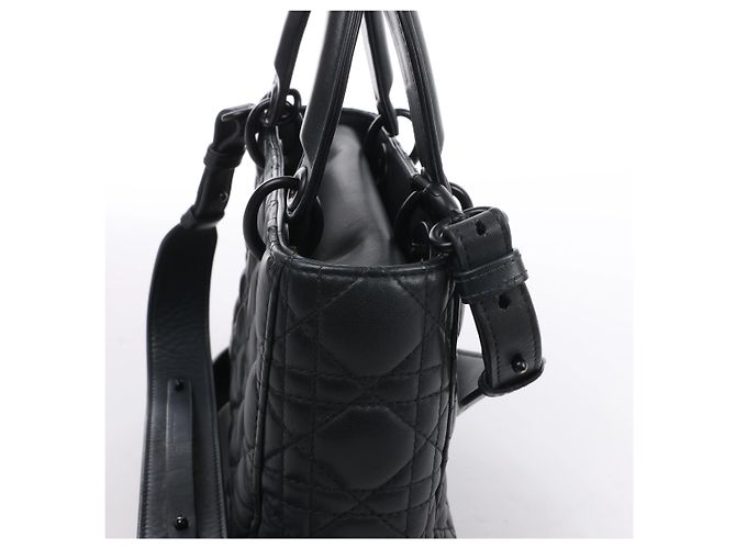 Christian Dior Lady Dior Leder 2Way Handtasche in Black - Ansicht 4