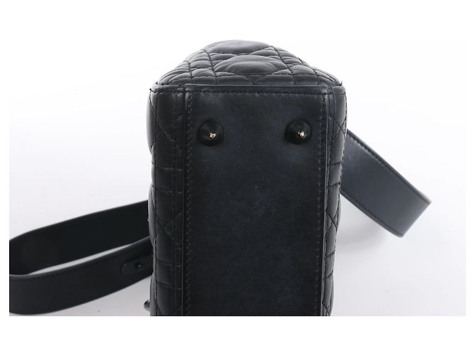 Christian Dior Lady Dior Leder 2Way Handtasche in Black - Ansicht 8