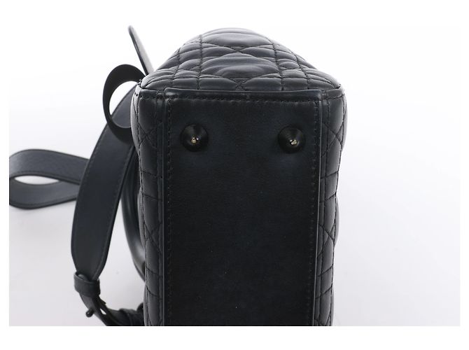 Christian Dior Lady Dior Leder 2Way Handtasche in Black - Ansicht 9