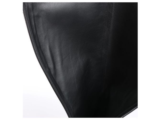 Autre Marque Saint Laurent Paris Tom Knee Lederstiefel in Schwarz 731546, Größe EU 36 - Ansicht 11