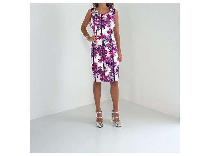 Erdem Seidenkleid mit Blumenprint - Ansicht 2