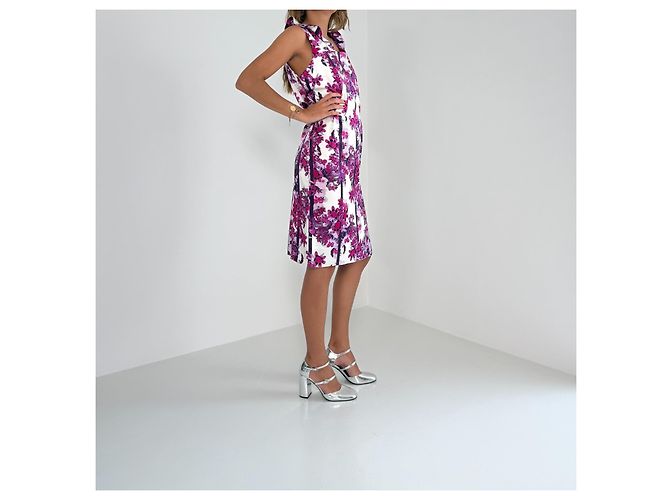 Erdem Seidenkleid mit Blumenprint - Ansicht 3