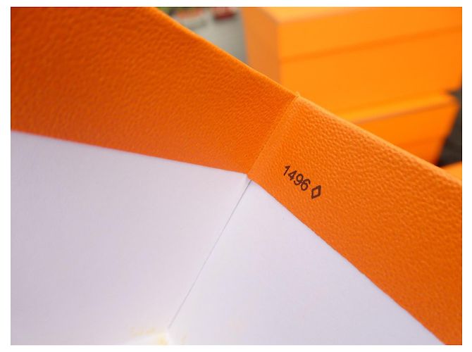 Scatola Arancione Hermès per borsa Garden Party - vista 3