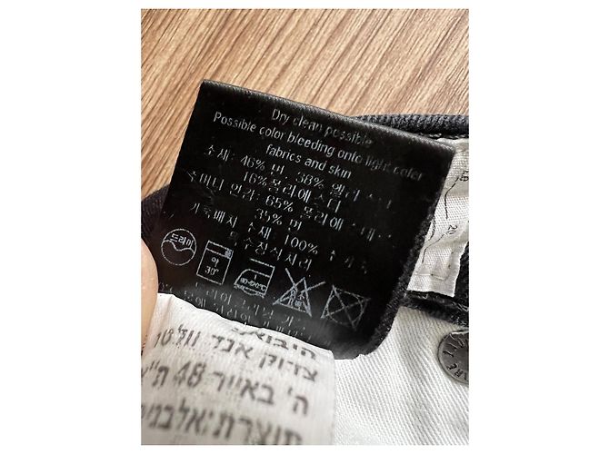 Zadig & Voltaire Jeans Preto Algodão e Elastano - vista 9
