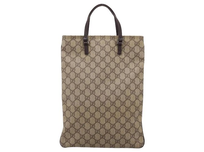 Gucci Joy Plus Flat GG Coated Canvas Medium - vista 2
