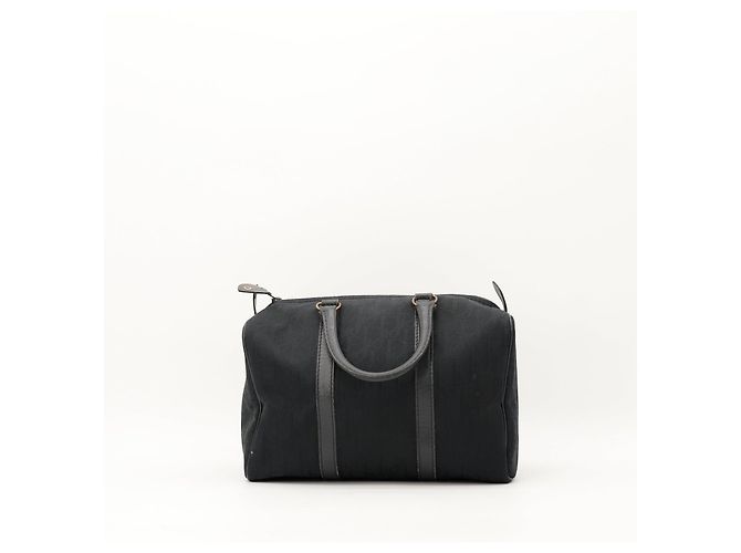 Bolsa Boston Christian Dior Monogram Canvas Black - vista 4