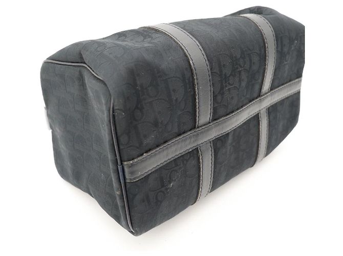Bolsa Boston Christian Dior Monogram Canvas Black - vista 8