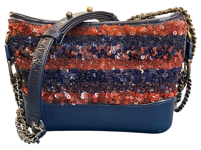Borsa a Tracolla Chanel Gabrielle Small 2018 con Paillettes - vista 2
