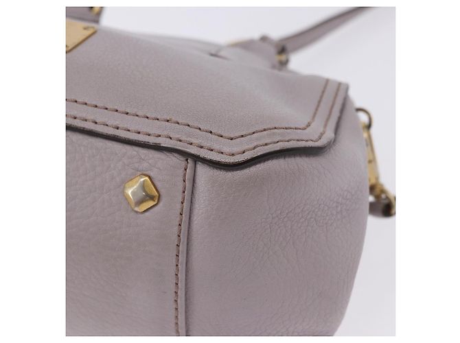 MCM Vintage Leder Handtasche Grau - Ansicht 7
