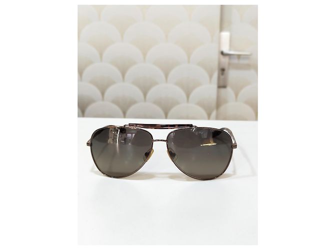 Hugo Boss Occhiali da sole aviator metallo marrone - vista 10