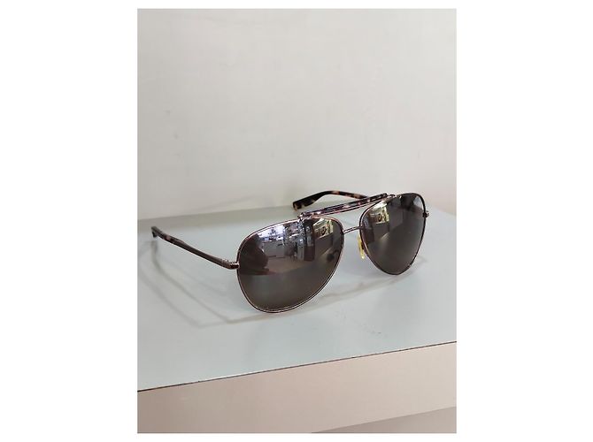 Hugo Boss Occhiali da sole aviator metallo marrone - vista 4