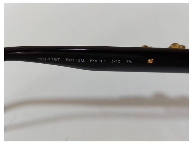 Dolce & Gabbana DG4167 Sonnenbrille Gold Schwarz - Ansicht 8