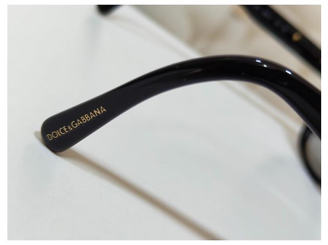 Dolce & Gabbana DG4167 Sonnenbrille Gold Schwarz - Ansicht 9