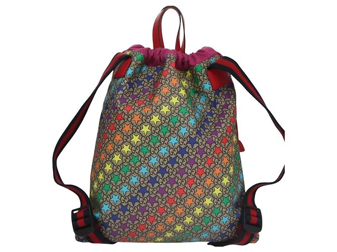 Gucci Children's Drawstring Printed GG Coated Canvas Medium - view 2