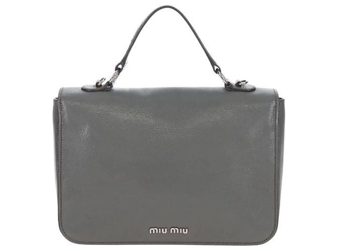 Miu Miu Beau Top Handle Leather Medium - vista 2