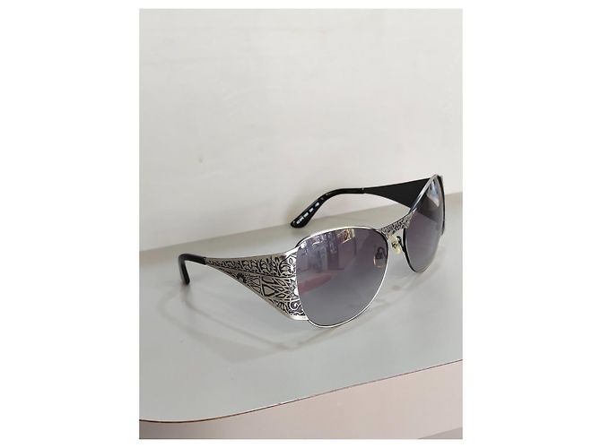Kenzo Occhiali da Sole in Metallo e Plastica Nera - vista 9