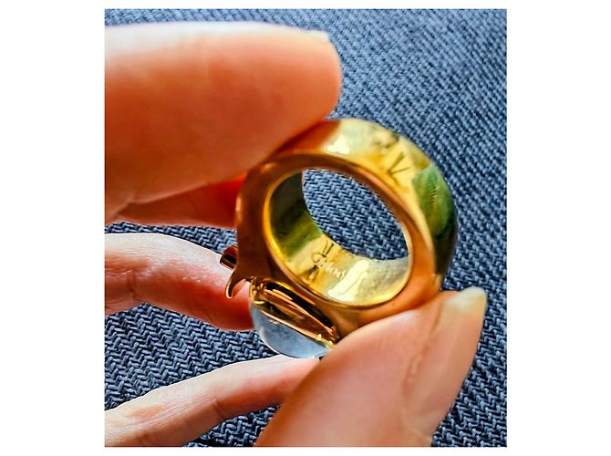 Anello sfera Chloé dorato - vista 5