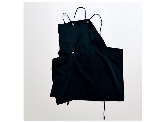 Givenchy Vestido Negro Drapeado Asimétrico - vista 5