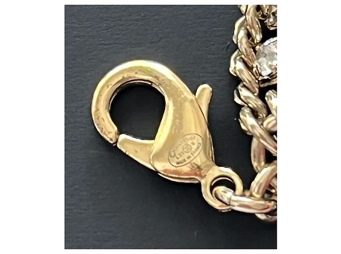 Pulsera Chanel Fleur de varias vueltas cadenas, strass, perlas - vista 10