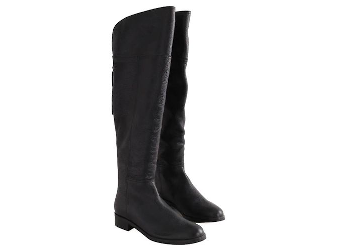 Botas de couro pretas Lk Bennett - vista 3