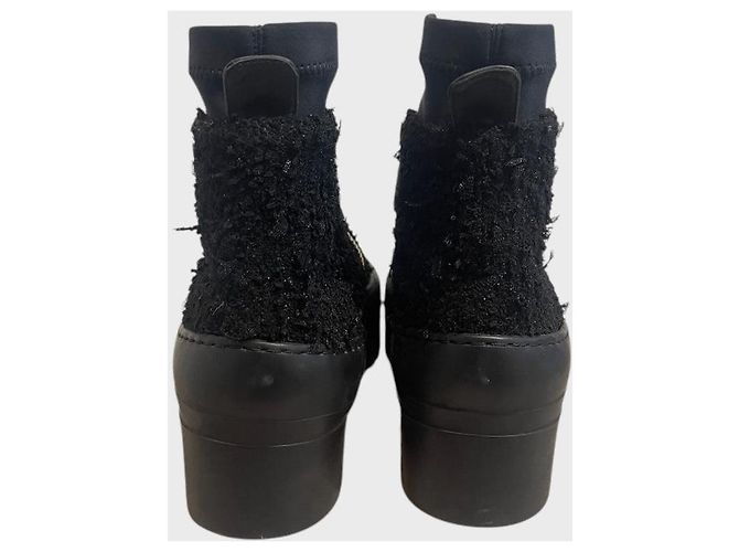 Bottines Chanel noires T.41 - view 4