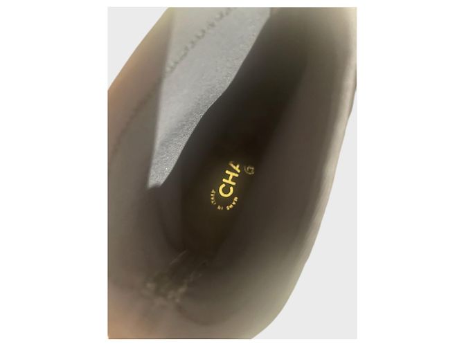 Bottines Chanel noires T.41 - view 7