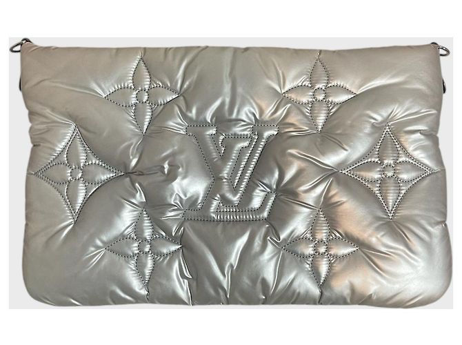 Pochette Louis Vuitton argento - vista 5