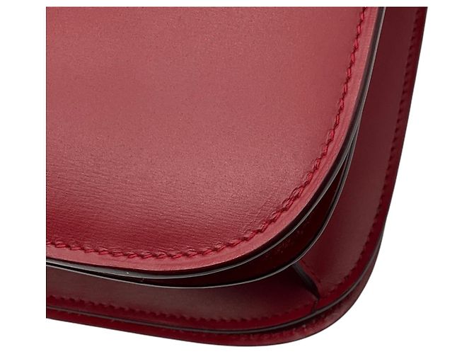 Céline Bolso de hombro Celine Red Classic Box Calfskin Leather - vista 10