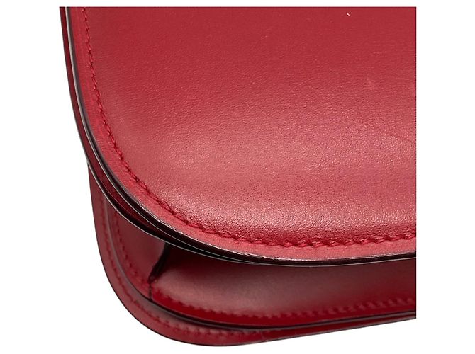 Céline Bolso de hombro Celine Red Classic Box Calfskin Leather - vista 11