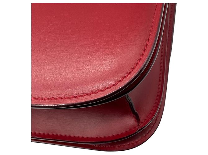 Céline Bolso de hombro Celine Red Classic Box Calfskin Leather - vista 12