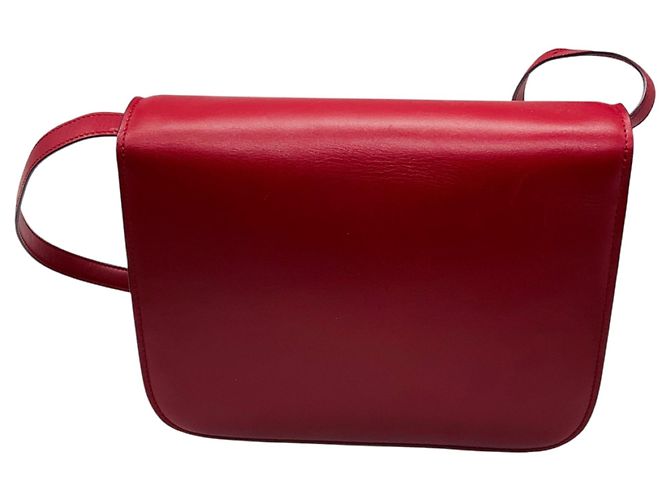 Céline Bolso de hombro Celine Red Classic Box Calfskin Leather - vista 3