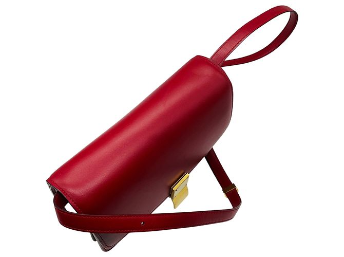 Céline Bolso de hombro Celine Red Classic Box Calfskin Leather - vista 5