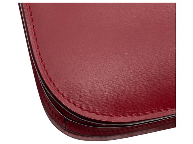Céline Bolso de hombro Celine Red Classic Box Calfskin Leather - vista 9