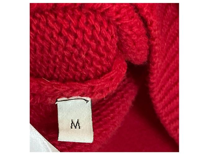 Gucci Wollpullover mit UFO Intarsia Grafikprint in Rot - Ansicht 5