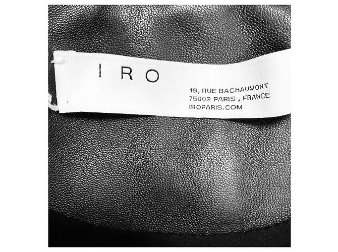 Iro Ashville Bikerjacke aus Lammleder Schwarz - Ansicht 4