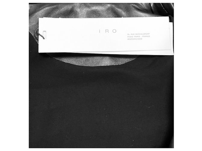 Iro Ashville Bikerjacke aus Lammleder Schwarz - Ansicht 5