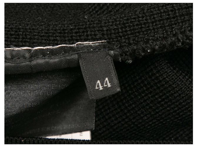 Pull Prada Sport en laine noir, demi-zip, taille IT 44 - vue 5