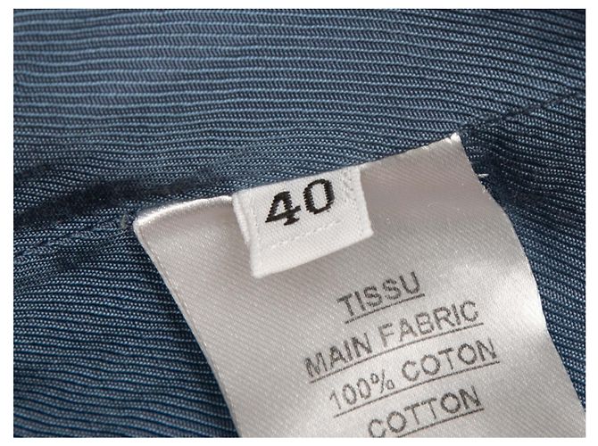 Balmain Steppjacke aus Denim Light Wash Größe FR 40 - Ansicht 7