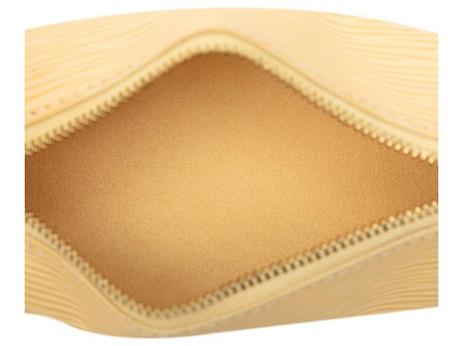 Louis Vuitton Epi Pochette Papillon Handtasche Gelb - Ansicht 4